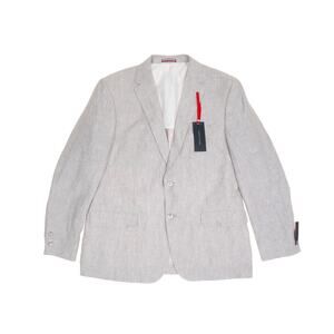 Tommy Hilfiger Modern-Fit Flex Stretch Suit Jacket Light Gray Size 44R